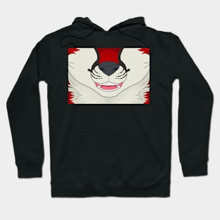 Red Fox Face Hoodie